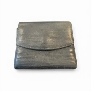 Louis Vuitton Black Textured Wallet